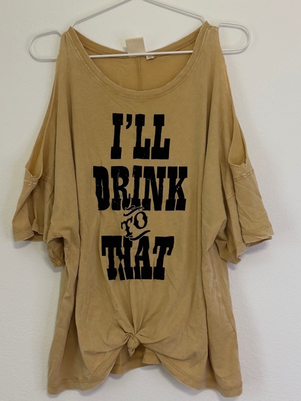 White Crow "I'll drink to that" tshirt